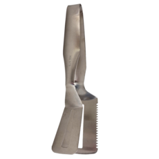 鋸齒牛排夾, 304不銹鋼, Silver, 1支