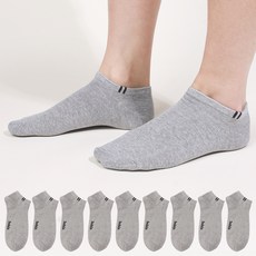 Doobalro 男款運動踝襪 10雙, 灰色
