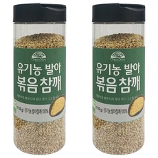 Organic story 罐裝烘炒發芽芝麻, 110g, 2罐