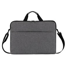 時尚筆電包 灰色 手提/單肩式 簡約設計 輕巧便攜, 中(41 x 30cm), 1個