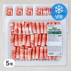 돌돌말이 무연골 대패 삼겹살 (냉동), 500g, 5개