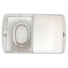 Jack Wolfskin 飛狼 ROAM 野巡萬用瀝水洗滌籃 冰灰 PP材質 33.2x20.7x7.2cm, 冰灰色, 1個