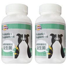 Zippets 吉沛思 犬用益生菌保健顆粒 提升免疫力 犬隻專用營養保健品, 120g, 腸胃保健, 2罐