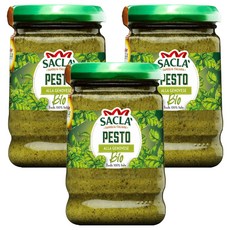 사클라 유기농 제노바 페스토, 190g, 3개