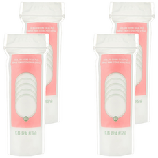 더페이스샵 도톰 원형 화장솜, 80개입, 4개