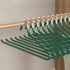 mohe 木暉居家 Z型褲架 3.6kg 45個, 綠色, 1組