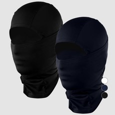 아르메데스 기능성 쿨 바라클라바 2종 세트 AR-19, 블랙, 네이비, 1개