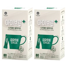 IBREW 公平貿易低咖啡因美式黑咖啡, 1g, 80條, 2盒