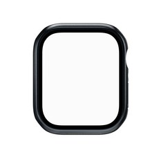 SwitchEasy 魚骨牌 Hybrid 9H 鋼化玻璃雙料保護殼, 午夜色, 1個