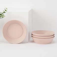 블룸엣홈 스트리샤 찬기 대, 미스티로즈, 4개