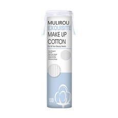 小麥購物 全棉三層淨膚化妝棉 L340, 100片, 2包