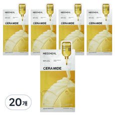 메디힐 세라마이드 에센셜 마스크팩 보습장벽 24ml, 20개