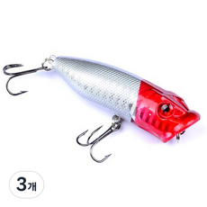 PROBEROS Popper 硬餌 水面路亞 DXP001, A款, 3個