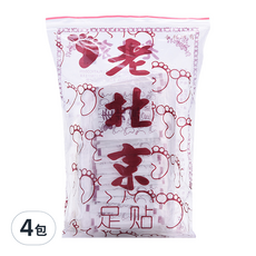 老北京草本配方足貼 50張 草本精華舒緩疲勞, 4包