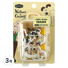 PINKFOOT 酷狗寶貝 行李箱橡皮擦, 混合顏色, 3個