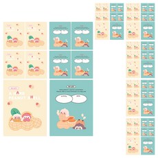 DADA SOSOFUN 國小英文寬格筆記本, 60個, 隨機出貨