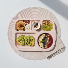 ON THE KITCHEN 兒童用韓國製ECOZEN Yum-Yum餐盤, 草莓, 1個