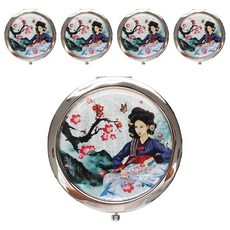 貝殼螺鈿漆器單觸式手拿鏡, 黃真伊2, 5個