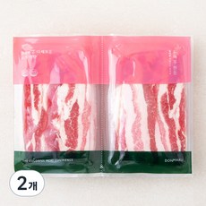돈마루 한돈 삼겹살 구이용 (냉장), 1kg, 2개