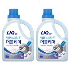 LiQ 洗衣與洗衣槽雙效護理 一般用 瓶裝, 2個, 2.7L