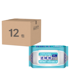 Let-Green 立得清 酒精擦, 35張, 12包