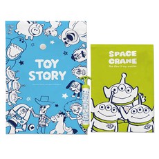 收納王妃 玩具總動員 真空壓縮袋9件組 大 x 4個 + 中 x 4個 + 抽氣筒 塗鴉款, 9件, 1組