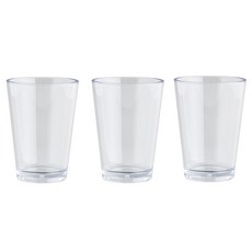 Plala Tritan 杯 375ml TT-130, 3個, 透明