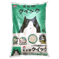 KOCHO 可嬌 NEO瞬吸消臭貓砂 快凝豆腐砂 6L - 2倍固化力, 無香, 1包