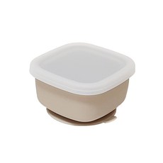 미오미오 실리콘 중형 흡착 이유식볼, 베이지, 1개, 350ml
