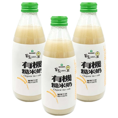 羅東鎮農會 羅董有機糙米奶, 245ml, 3瓶