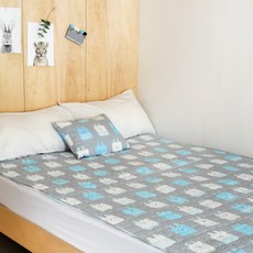 아이자리 순면 누빔 방수 패드, 바니바니, 1개