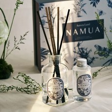 NAMUA 那木瓦 極光之境頂級精油擴香禮盒 主瓶器空瓶x1+補充瓶x1+擴香棒5支, 極光之境, 1盒