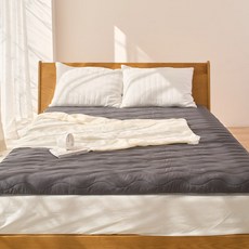 리브맘 허리엔 3단 접이식 탄탄 매트리스 토퍼, 차콜, 15cm