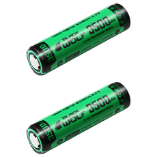블랙울프 18650 B3 LG셀 충전 배터리 3500mAh, 1개입, 2개