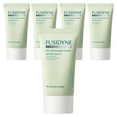후시다인 더마 트러블 징크 카밍 선크림 SPF50+ PA++++, 5개, 50ml