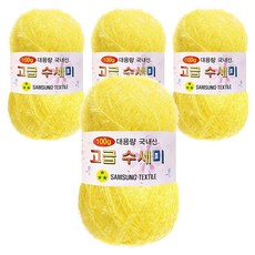 Yarna 大容量高級洗碗刷 100g, 109(黃色), 4個