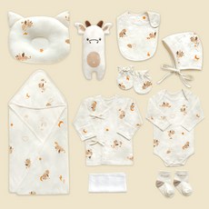 ikii 孩童長袖衣用品禮盒 10件組