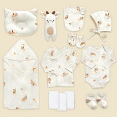 ikii 孩童長袖衣用品禮盒 12件組