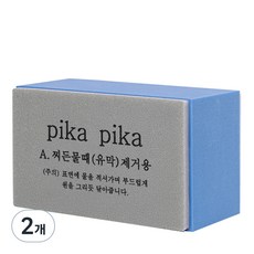 SPACE SHIELD Pika Pika 玻璃油膜水垢清潔海綿 本體, 2個