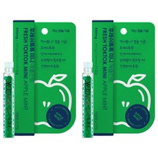 Fresh Tok Tok 迷你食用膠囊漱口水蘋果薄荷, 840mg, 2瓶