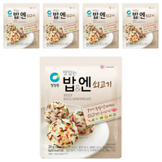 청정원 맛있는밥&엔 쇠고기, 24g, 5개