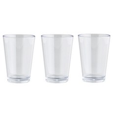 Plara Tritan杯 420ml TT-140, 3個, 透明