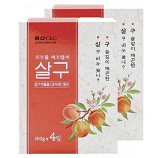 Dongsan C&G 杏桃香皂, 100g, 8個