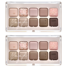 릴리바이레드 무드 키보드 아이팔레트, 02 사랑할 수밖에 없는 모브로부터, 2개