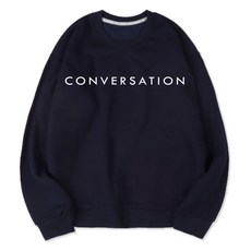 VENHIT CONVERSATION 柔軟刷毛大學T