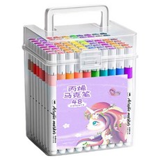 NORNOR 防水水彩壓克力麥克筆, 1套, 48色