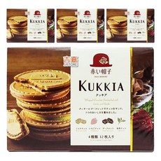 AKAI BOHSHI 紅帽子 KUKKIA 法蘭酥小禮盒 Set 93.6g, 12枚入, 4盒