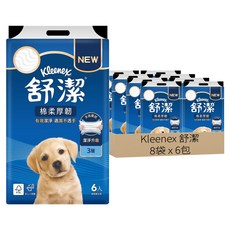 Kleenex 舒潔 棉柔厚韌抽取衛生紙 90張, 6包, 8袋