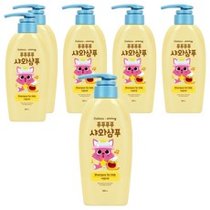 베비언스 핑크퐁 유아용 샤와샴푸 자몽릴리향, 380ml, 6개