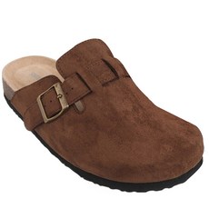 SHOOPEN 麂皮克駱格拖鞋 HPCV4FA401, 230, 85 棕色